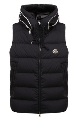 Moncler: Синий жилет 