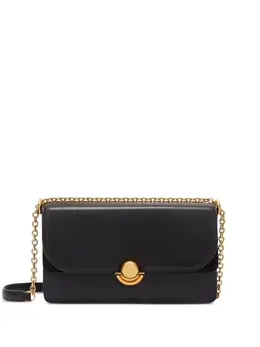 Furla: Чёрная сумка через плечо 