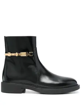 Gianvito Rossi: Чёрные ботинки 
