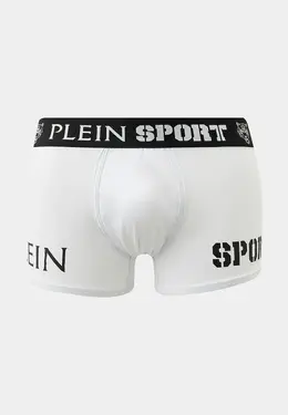 Plein Sport: Белые трусы 