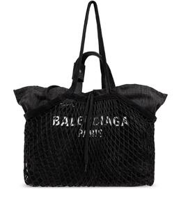 BALENCIAGA: Сумка с принтом 