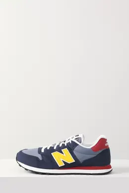 New Balance: Синие кроссовки 