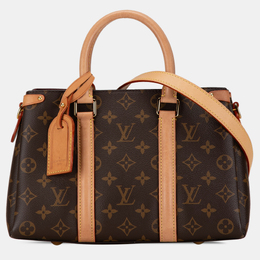 Louis Vuitton: Коричневая сумка 