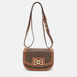 Bally: Коричневая сумка через плечо 