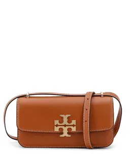 Tory Burch: Коричневая сумка  Eleanor