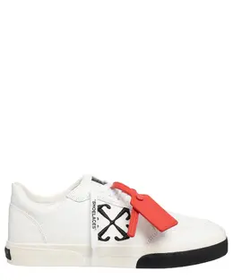 Off-White: Белые кроссовки  Vulcanized