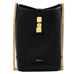 Bally: Чёрная сумка 