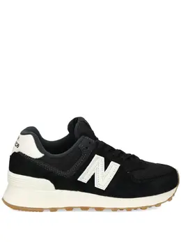 New Balance: Чёрные кроссовки  574