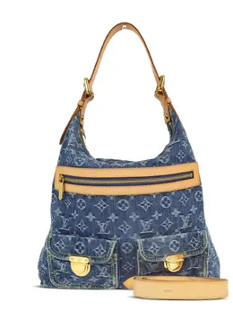 Louis Vuitton Pre-Owned: Голубая сумка 