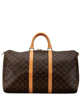 Louis Vuitton Pre-Owned: Коричневая сумка 