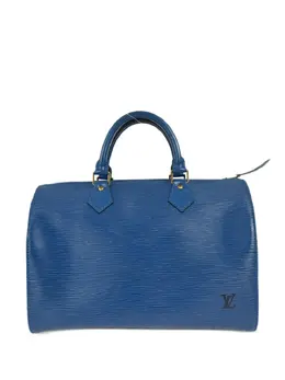 Louis Vuitton Pre-Owned: Голубая сумка-шоппер 