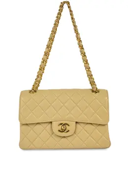 CHANEL Pre-Owned: Бежевая сумка 