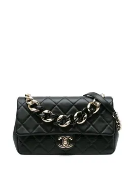 CHANEL Pre-Owned: Двухцветная сумка 