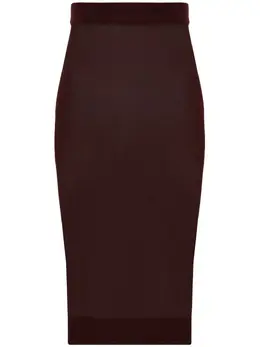 Saint Laurent: Трикотажная юбка 