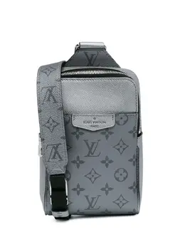 Louis Vuitton Pre-Owned: Серая сумка через плечо 