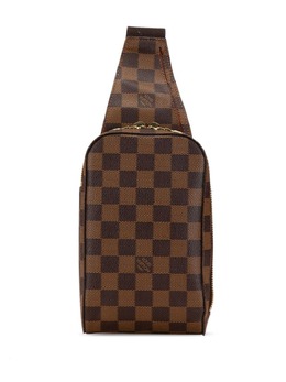 Louis Vuitton Pre-Owned: Коричневая сумка через плечо 