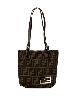 Fendi Pre-Owned: Коричневая сумка-шоппер 