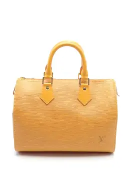 Louis Vuitton Pre-Owned: Жёлтая сумка-шоппер 