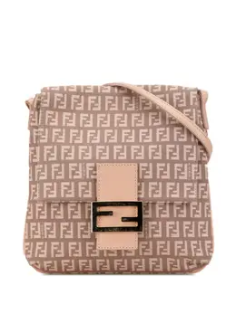 Fendi Pre-Owned: Коричневая сумка через плечо 