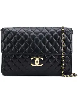 CHANEL Pre-Owned: Чёрная сумка 