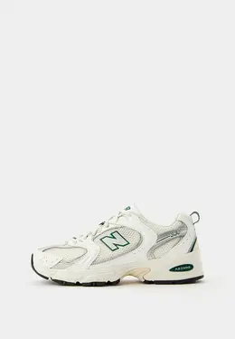 New Balance: Белые кроссовки 