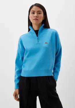 Lacoste: Голубой свитер 