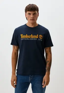 Timberland: Синяя футболка 