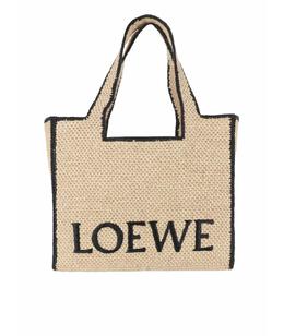 LOEWE: Бежевая сумка 