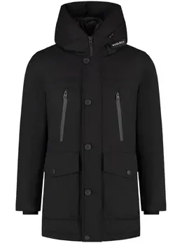 Woolrich: Чёрный пуховик  Arctic