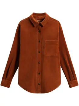 Woolrich: Коричневая рубашка 