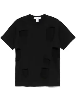 Comme Des Garçons Shirt: Чёрная футболка 