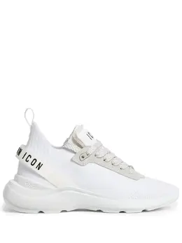 DSQUARED2: Белые кроссовки  Icon