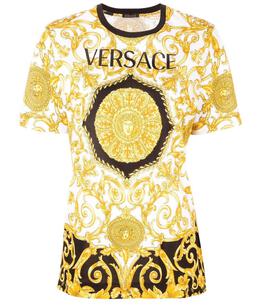 VERSACE: Хлопковая футболка 