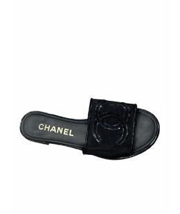 CHANEL: Шлёпанцы 