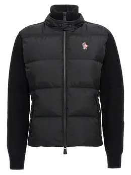 Moncler Grenoble: Чёрный кардиган 