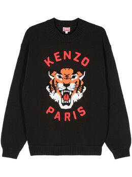 Kenzo: Свитер  Tiger из шерсти