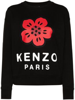 Kenzo: Свитшот с цветочным принтом 