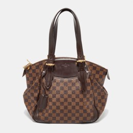 Louis Vuitton: Коричневая сумка 