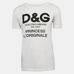 Dolce & Gabbana: Белая футболка  T