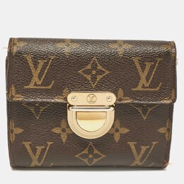 Louis Vuitton: Коричневый кошелёк 