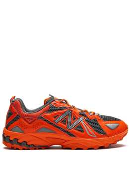 New Balance: Оранжевые кроссовки 