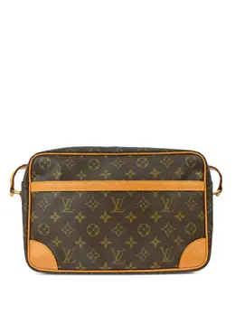 Louis Vuitton Pre-Owned: Коричневая сумка через плечо 