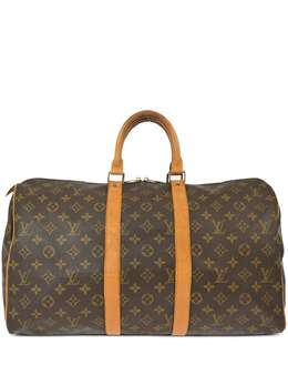 Louis Vuitton Pre-Owned: Коричневая сумка 