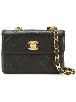 CHANEL Pre-Owned: Чёрная сумка 