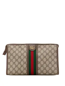 Gucci Pre-Owned: Коричневый клатч 