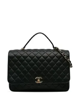 CHANEL Pre-Owned: Чёрная сумка 