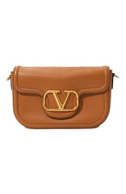 Valentino: Коричневая сумка 