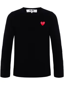 Comme Des Garçons Play: Свитер  Heart из шерсти