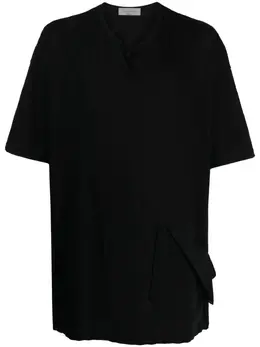 Yohji Yamamoto: Хлопковая футболка 