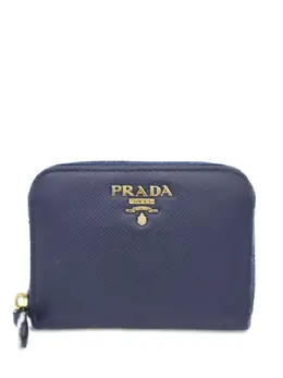 Prada Pre-Owned: Голубой кошелёк 